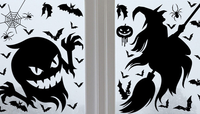 Halloween Decoration Window Stickers - 8 Designs
