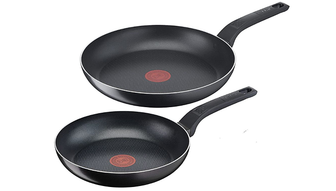 Set of 2 Tefal Easy Cook & Clean Frying Pans