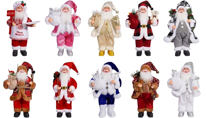 Santa Claus Gift Christmas Tree Decoration - 10 Styles