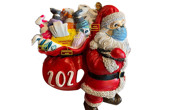 Santa Claus 2020 Themed Christmas Ornament