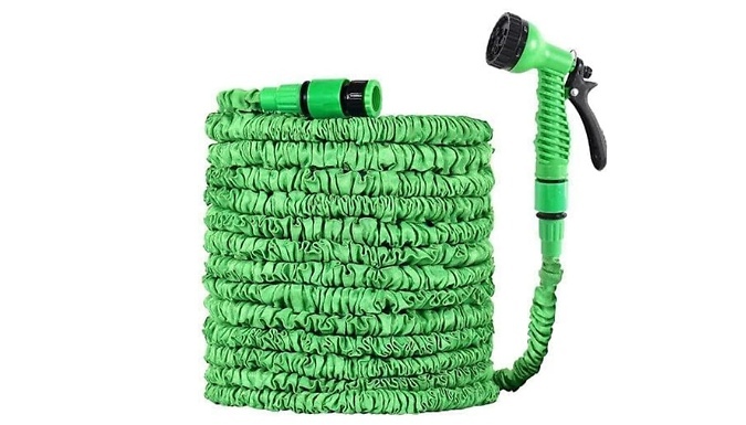 Expandable Hose Pipe with Spray Gun - 4 Sizes & 2 Colours