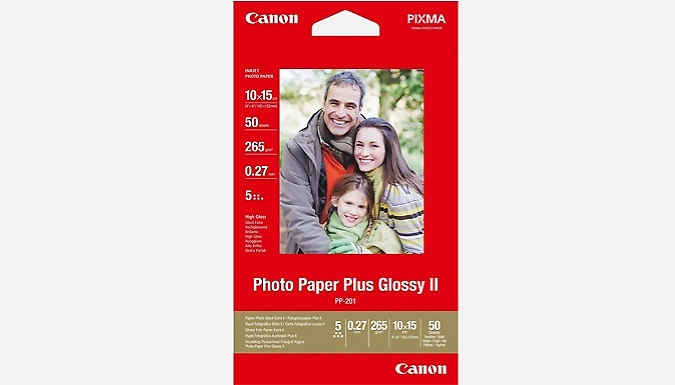 20pk or 50pk Canon Photo Paper - 5 Options