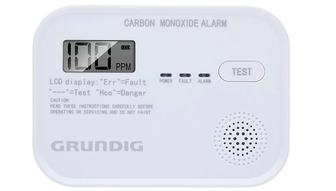 Grundig Long-Lasting Carbon Monoxide Detector