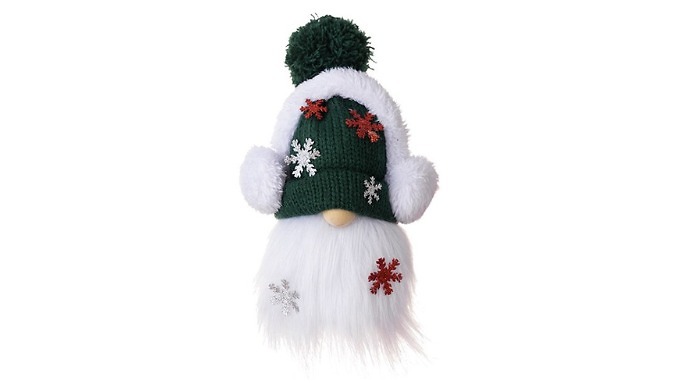 Christmas Gonk with Earmuffs Decorations - 3 Colours