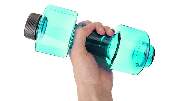 Dumbbell-Shaped Water Bottle - 4 Colours, 3 Sizes