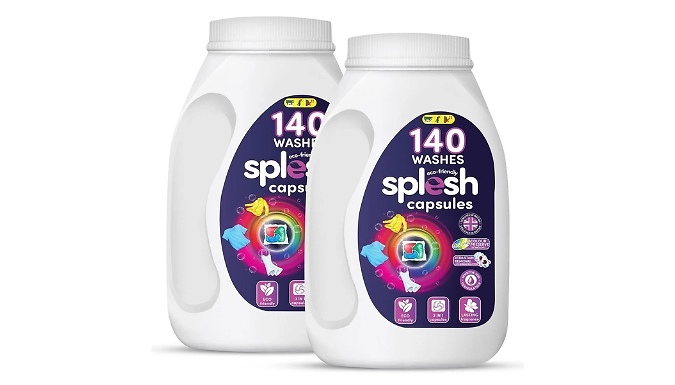 2-Pack Splesh Xtra Stain Removal Laundry Capsules