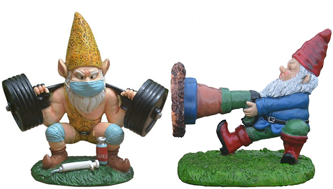 1 or 2 Funny Garden Elf Decorations - 2 Designs