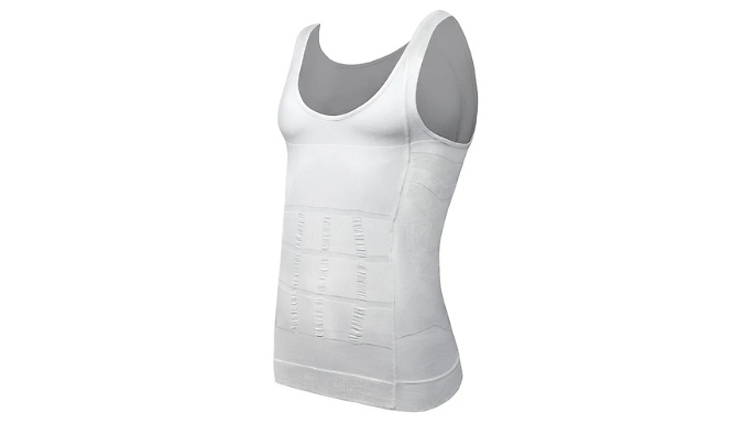 1, 2 or 4 Pack Men's Shaper Body Vest - 5 Colours & 6 Sizes
