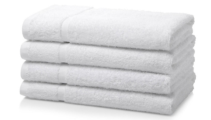 2, 4 or 6 Jumbo Egyptian Cotton Bath Towels - 8 Colours