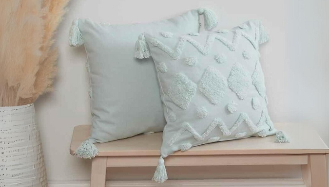 Juniper Diamond Tufted Cushion Cover or Filled Cushion - 4 Colours