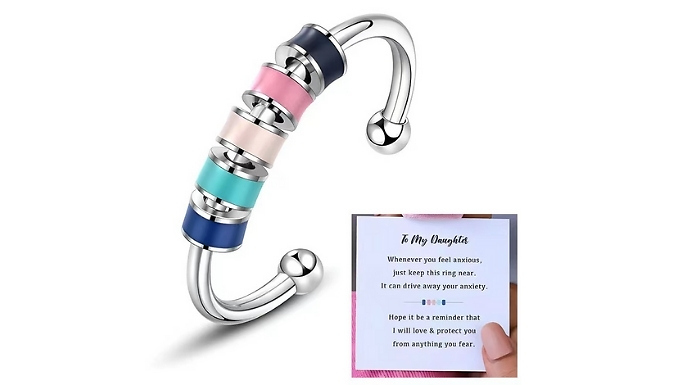 To My Daughter Anxiety Fidget Ring