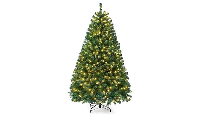 4/5/6/7ft Pre-Lit Artificial Christmas Trees