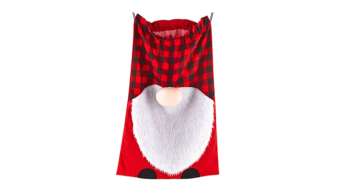 Giant Jolly Gnome Christmas Gift Sack