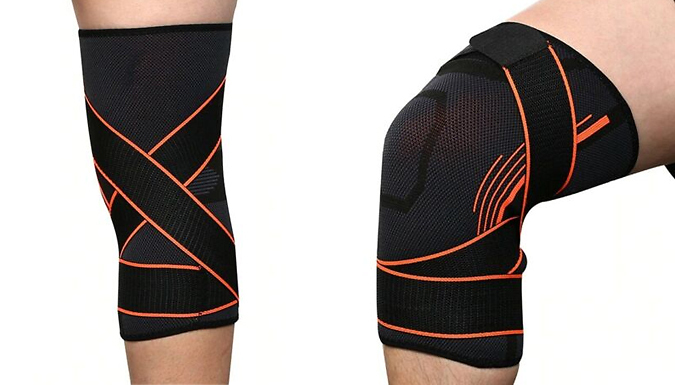 Compression Knee Support with Adjustable Straps