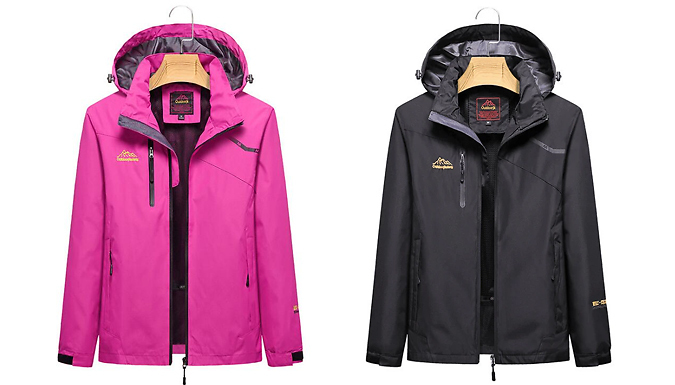 Women's Hooded Hiking Raincoat - 4 Colours & 5 Sizes