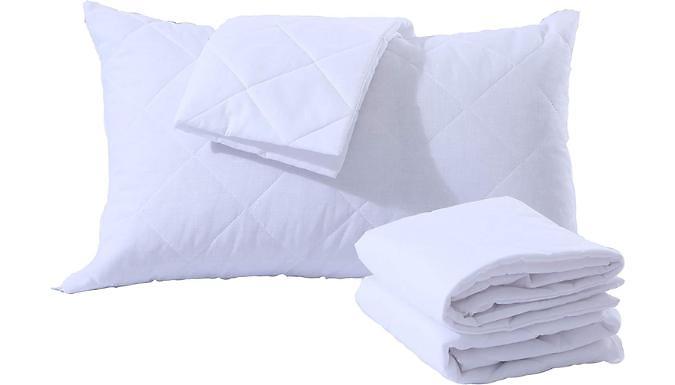 Quilted Pillow Protectors - Pack of 4