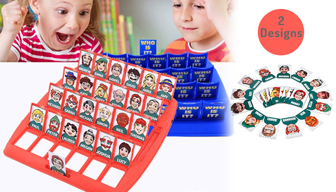 Supertrendinuk Who Is It? Funny Guessing Board Game - 2 Versions
