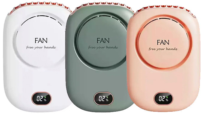 CoolClip Portable Clip-On Mini Fan - 3 Colours