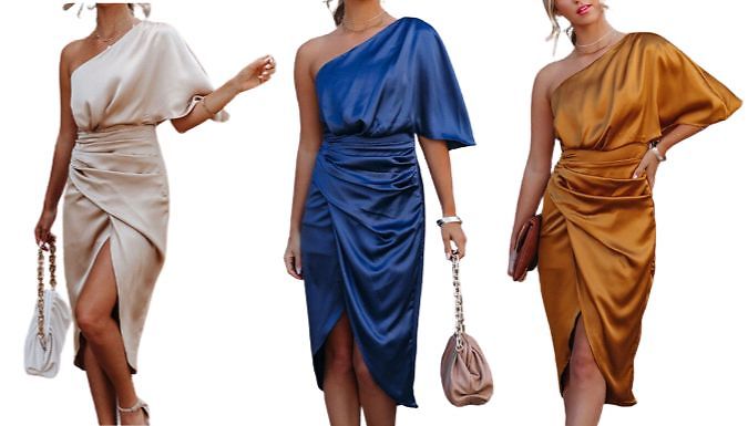 One Shoulder Formal Dress - 5 Colours