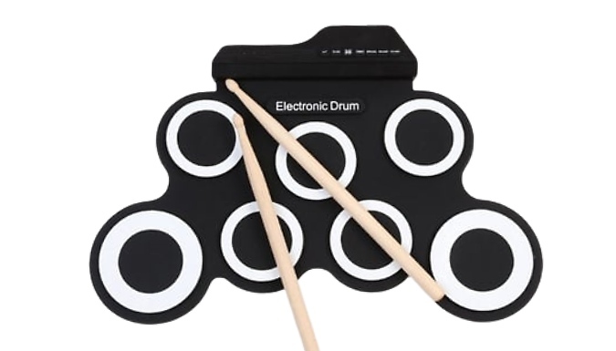 Electronic Drum Kit with 7 Drum Pads - 3 Designs