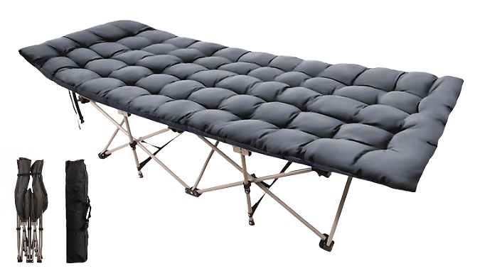 Camping Bed with Removable Mattress