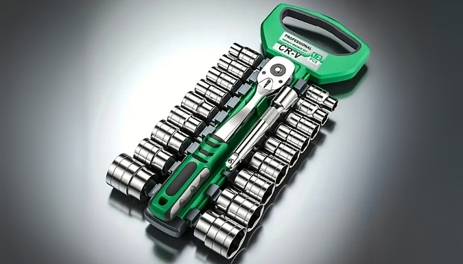 Ratchet Socket Wrench Set - 12, 21 or 29-Piece!