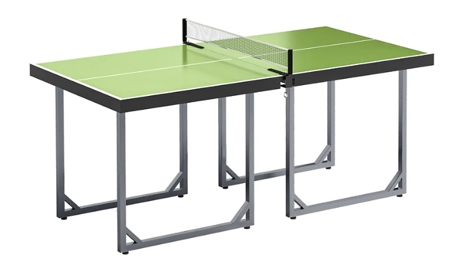 HOMCOM 6ft Folding Ping Pong Table