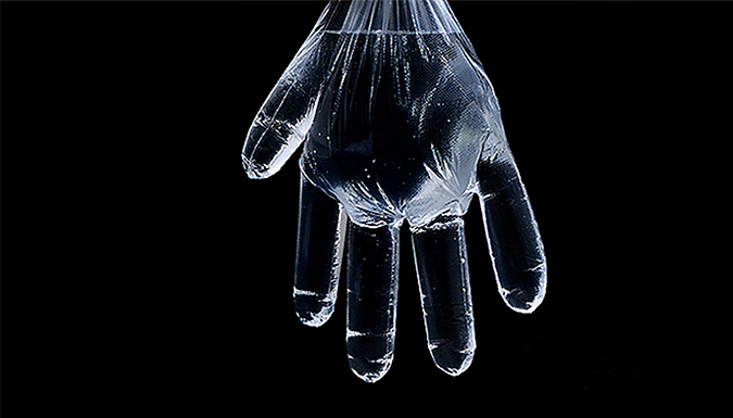 Disposal Plastic Gloves - 100, 200 or 500 Gloves