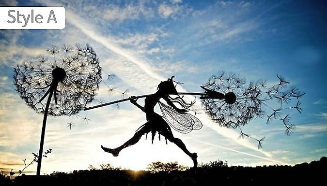 Garden Fairy Dancing On A Dandelion Sculpture - 4 Designs from Go Groopie