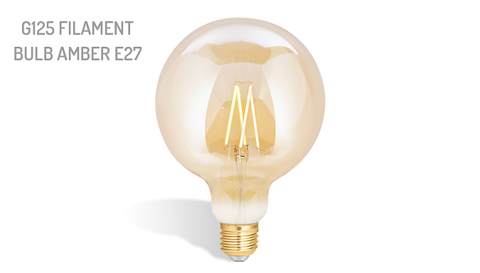 Vintage Style Filament Light Bulbs – 2 Options Deal Price £16.99