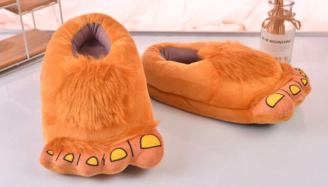 Lion hot sale feet slippers