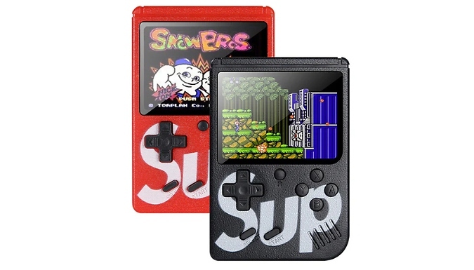 Retro TV & Handheld Gaming Console - with 400 Built-In Classic Games!