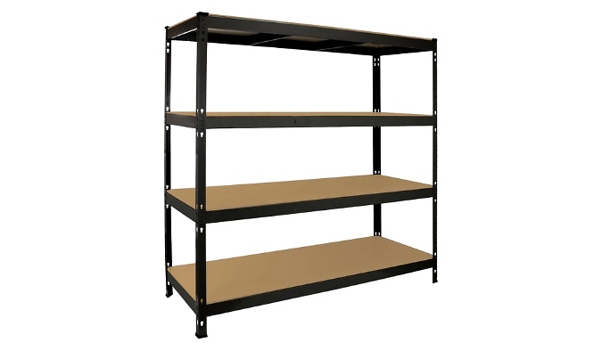 Heavy Duty 4-Tier Storage Shelving - 2 Colours