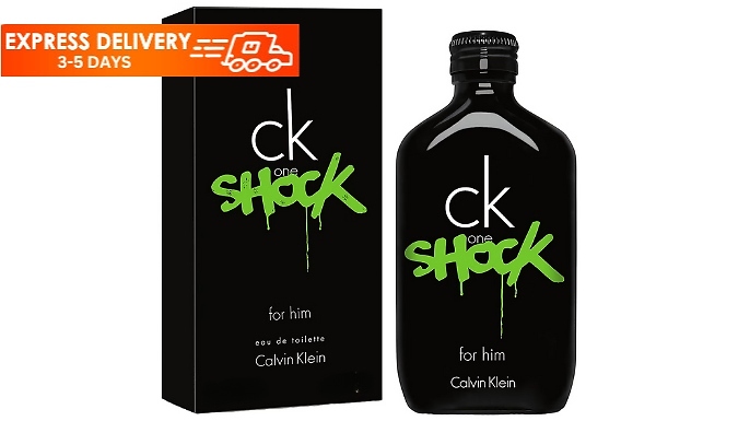 Calvin Klein CK One Shock for Him Eau de Toilette 100ml or 200ml