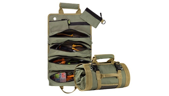 Oxford Cloth Roll-Up Tool Organiser