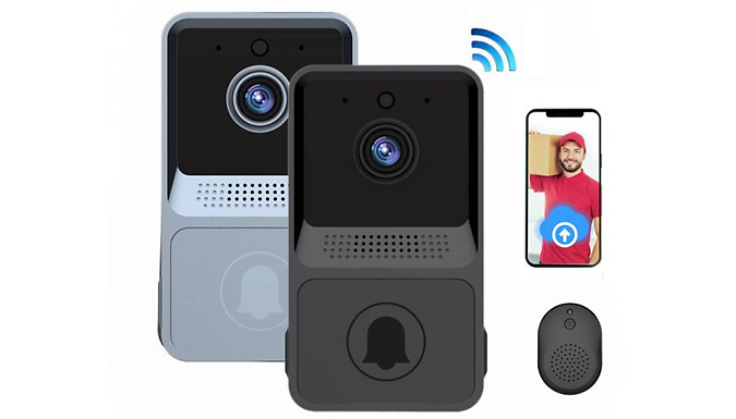 Night Vision Wireless Video Doorbell - 2 Colours