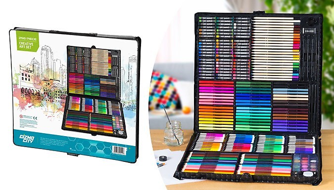 258 pieces art box set color