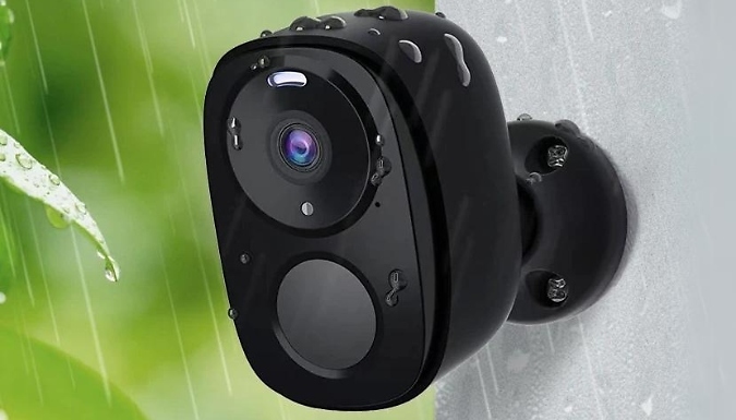 Wireless Solar-Powered Night Vision Security Camera - 5 Options, 2 Colours!