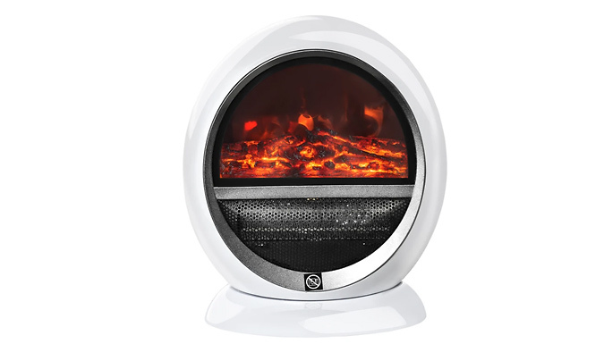 HOMCOM Freestanding Electric Fireplace Heater - 2 Colours