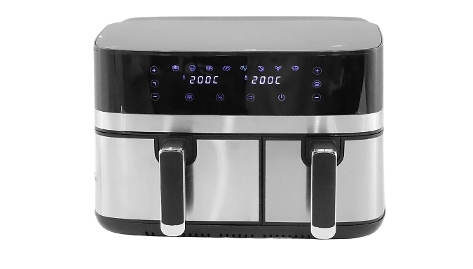 Sohler 8.2L Dual Air Fryer Oven - Digital Display & 8 Functions!