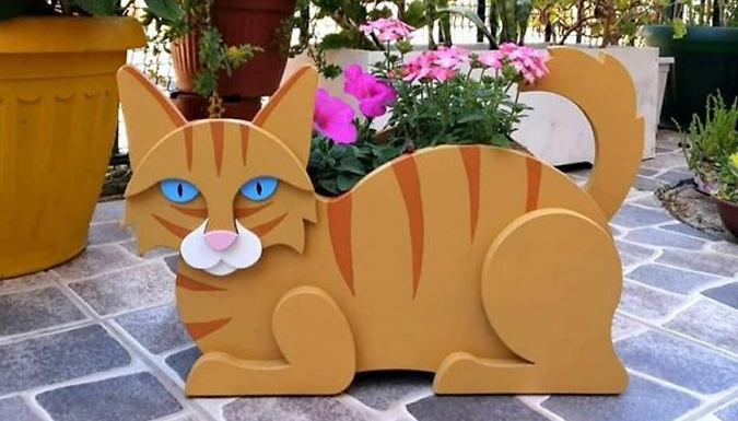 Cat & Dog Shaped Planter Pot - 16 Designs