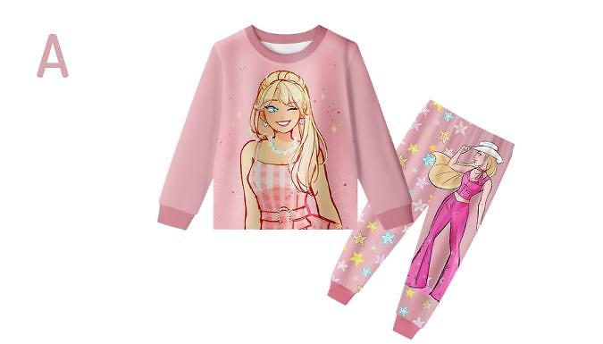 Kids Princess Long Sleeve Loungewear Pyjama Set - 2 Options, 5 Sizes
