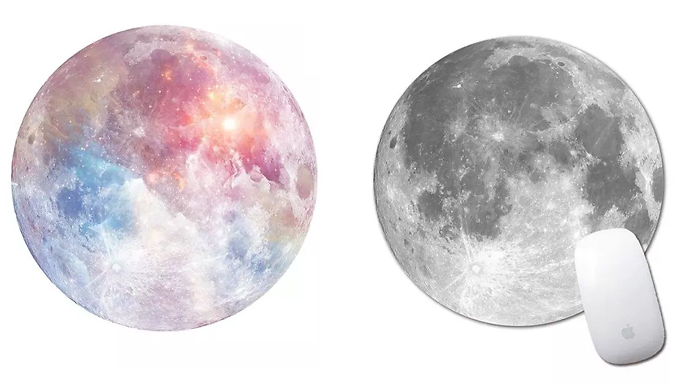 Moon or Galaxy Mouse Pad