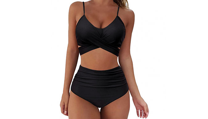 Women’s Two Piece High-Waisted Swimsuit - 3 Colours