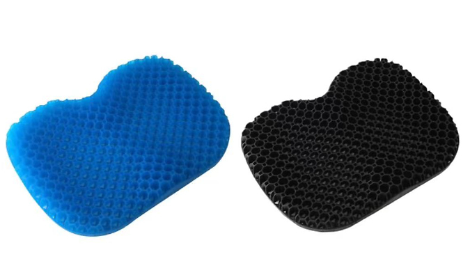 Breathable Non-Sip Gel Seat Cushion - 2 Sizes & 4 Colours