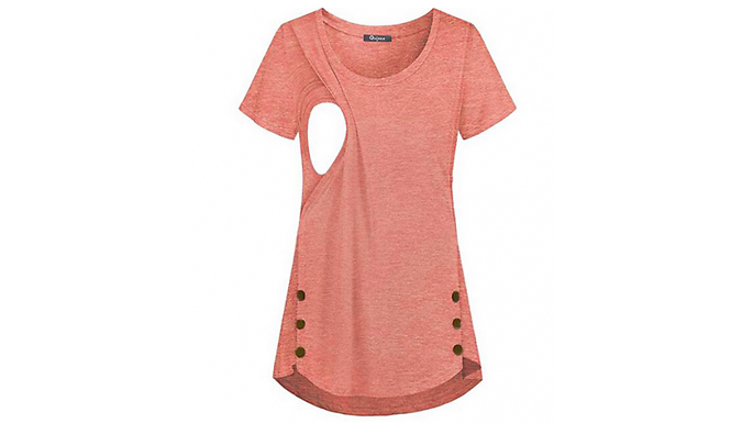 Breastfeeding T-Shirt - 3 Colours & 4 Sizes at Go Groopie