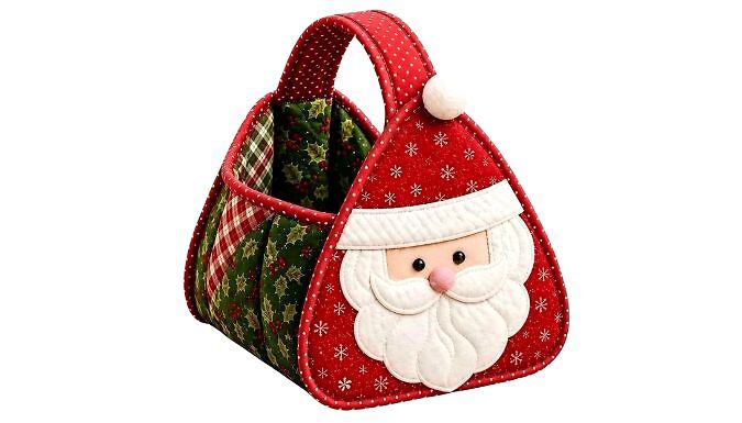 Build-Your-Own Christmas Quilted Tote Bag Kit - 5 Designs
