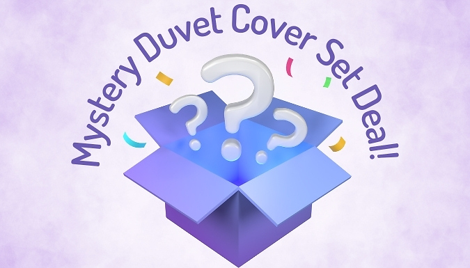 Mystery Duvet Cover Set Deal! - 4 Sizes