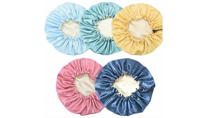 Adjustable Satin Bonnet Night Sleep Cap - 12 Colours