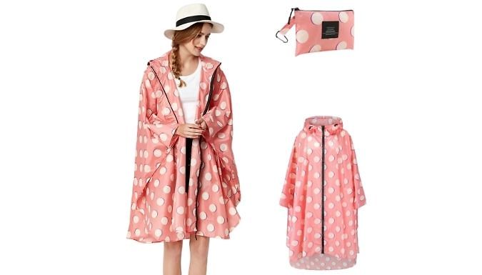 Lightweight Raincoat with Travel Bag - 6 Colours